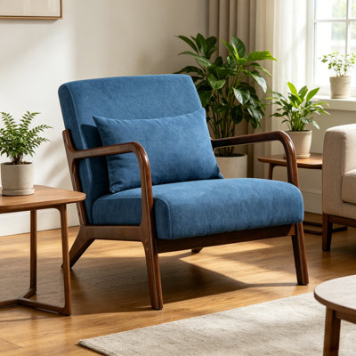 Fauteuil d'appoint 22,8 po Mid Century