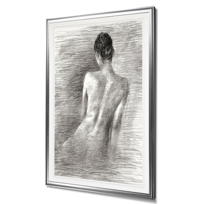«Light Study I», reproduction, H 24 po x l 20 po x 1,5 po, Cadre argenté