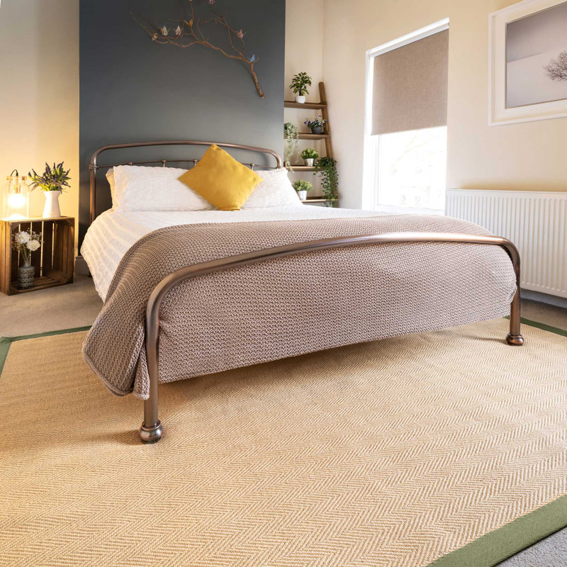 Hendrickson No Pattern And Not Solid Colour Hand Woven Area Rug, Rectangle 80 x 150cm