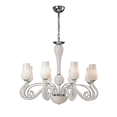 Lundeen 8 - Light Candle Style Chandelier