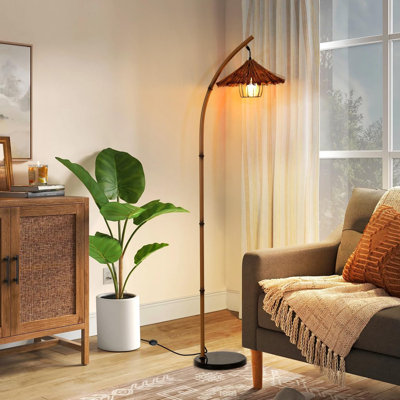 Bamboo Floor Lamp