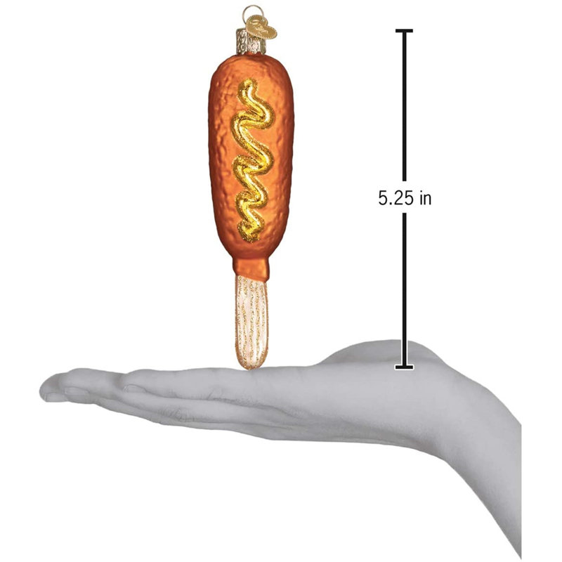 5.25'' Handmade Glass Hanging Figurine Ornament