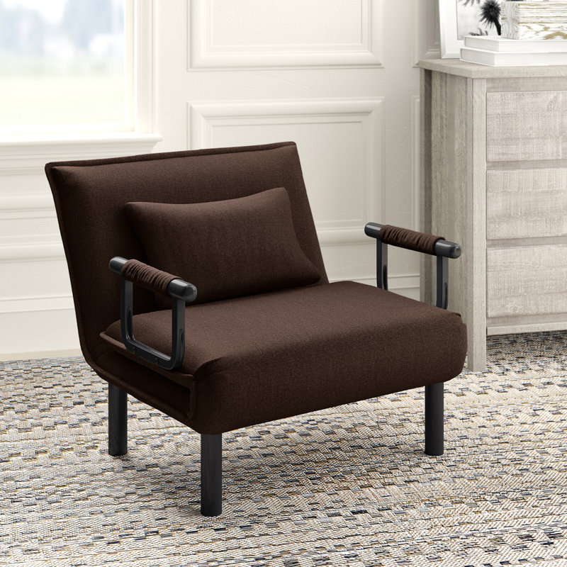 Fauteuil convertible Kono, Brun