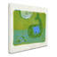 Art sur toile Berkley «Green Whale Monoprint»-21174702