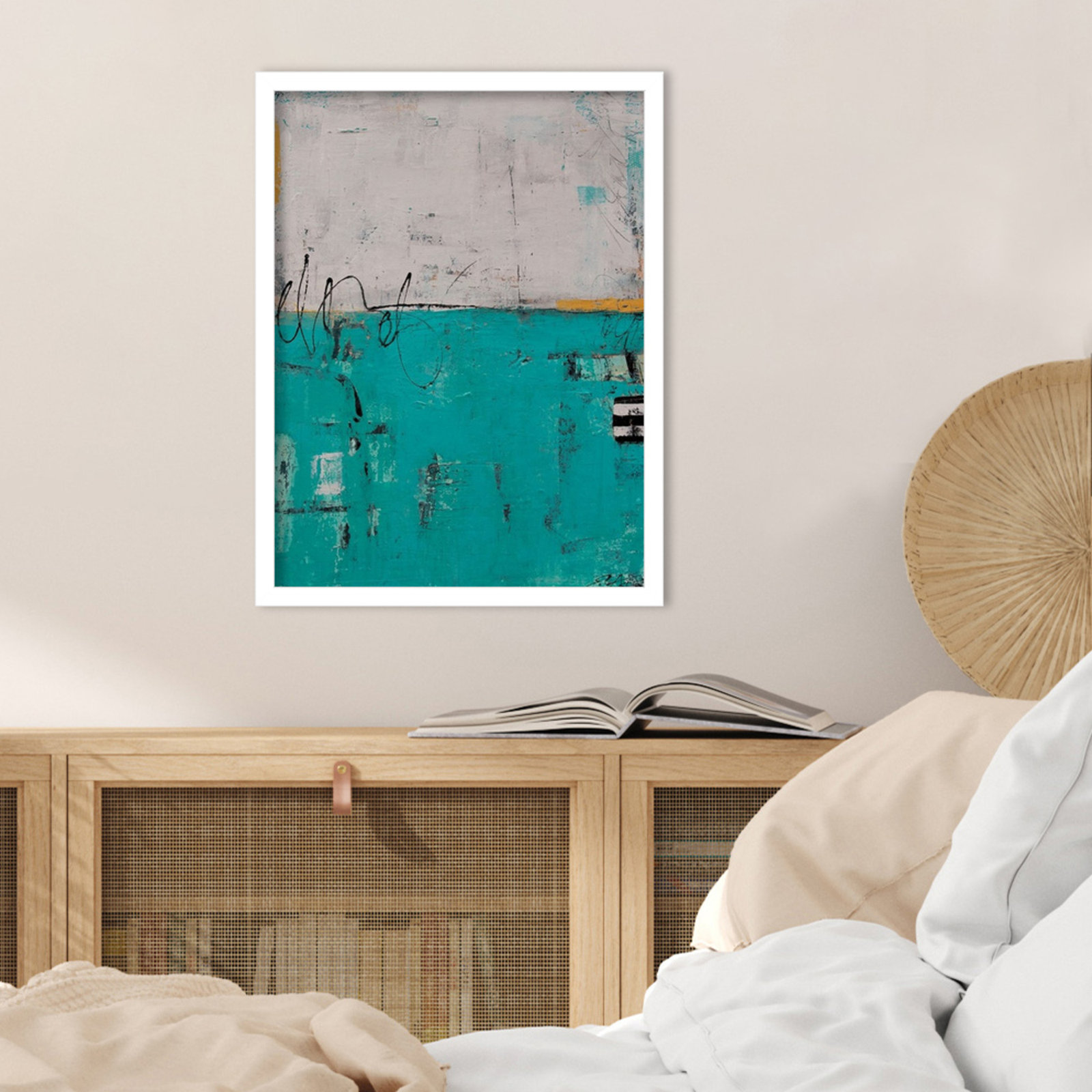 Urban Harmony Print by Erin Ashley, 21" H x 16" W, White