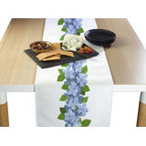 Allport Forget Me Nots Border Table Runner