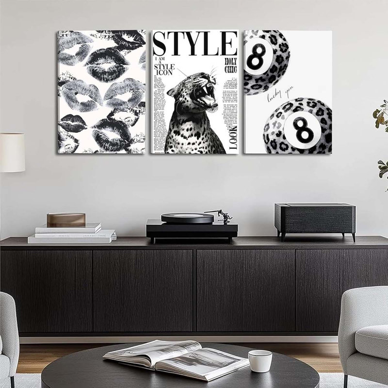 3 Piece Wrapped Canvas Wall Art