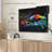 " Great White Shark Color Grunge Wall Art "-1360337272