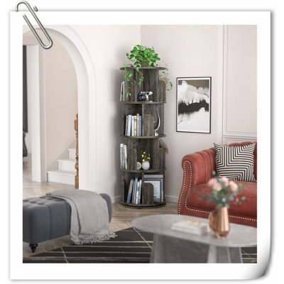 Angenie Unfinished Book Cabinet Bookcase