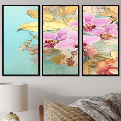 Ensemble de salon Gaskin - Orchid Wall Art