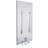 Ember Mirror Wall Mounted Radiant Panel Heater 47"x24", 800 Watts, Dual Connection