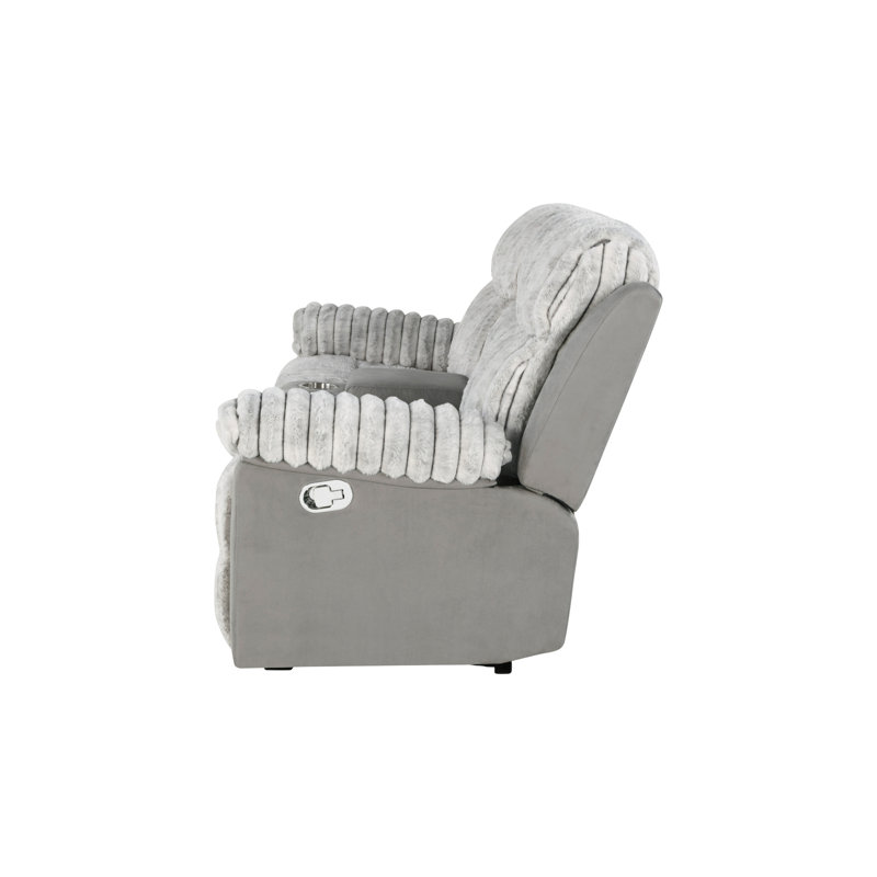 Causeuse inclinable Evoza - Gris