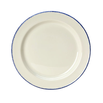 Assiette plate Slimline BLUE DAPPLE