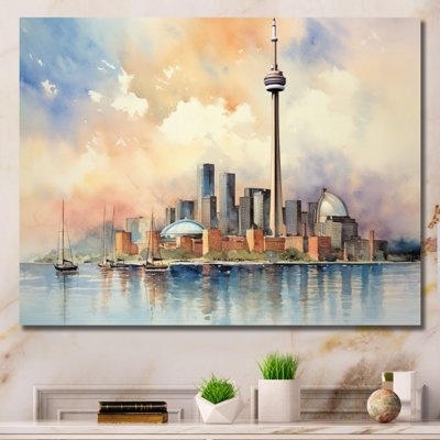 " Toronto Watercolor Landscape "