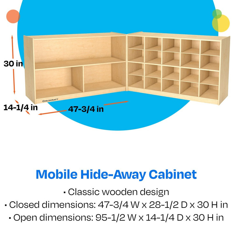 Casier mobile avec plateau