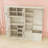 Versatile Hall Tree Combination with Storage Shelves, Hooks, Shoe Bench and Cabinet-1188616337