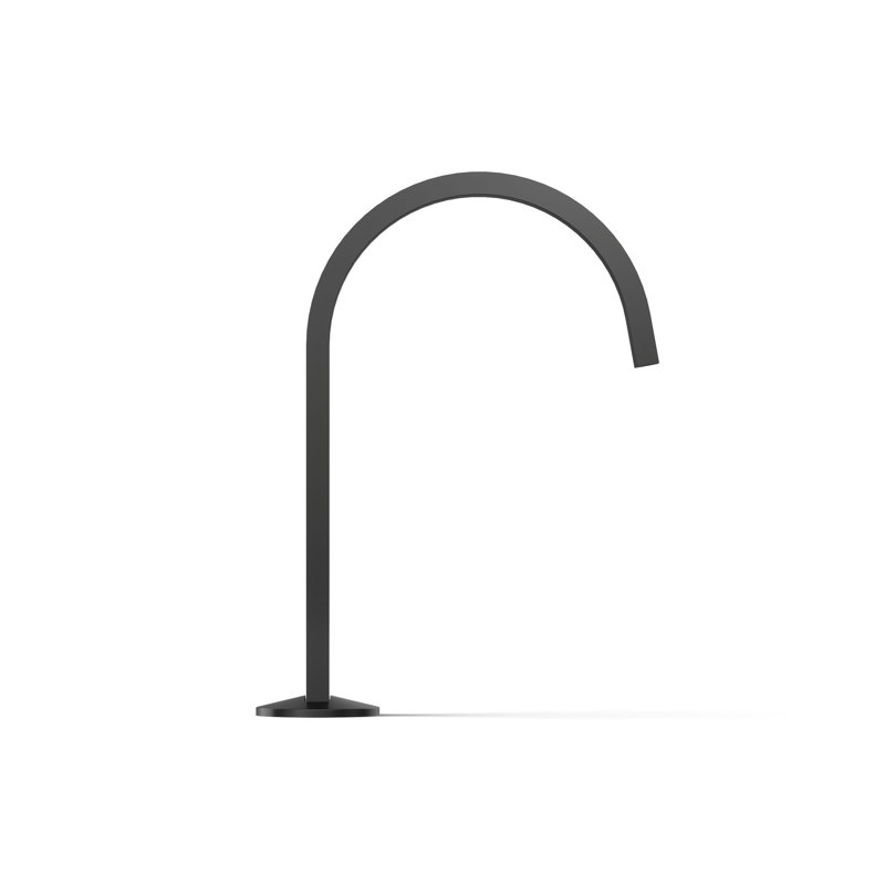 Components™ Bathroom Sink Spout with Ribbon Design, Matte Black