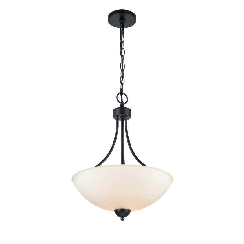 Ghazanfar 3 - Light Unique/Statement Pendant, Matte Black