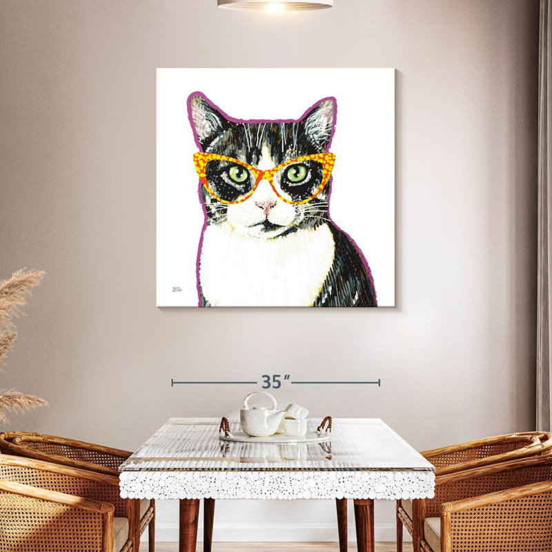 Crowle Bespectacled Pet I, 39" H x 39" W