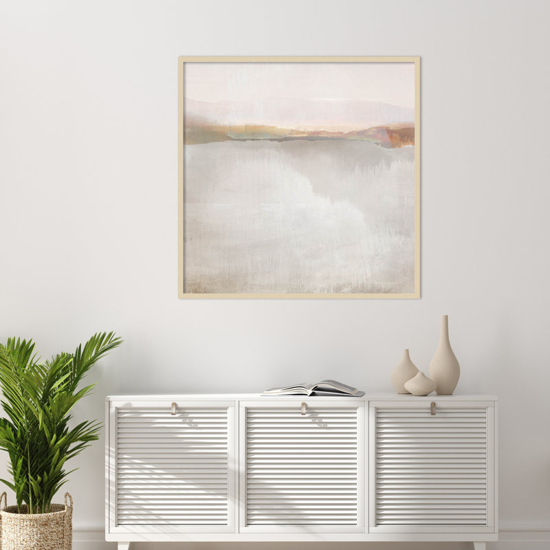Décoration murale The New Day par Dan Hobday, neutre et minimaliste, H 41 po x l 41 po