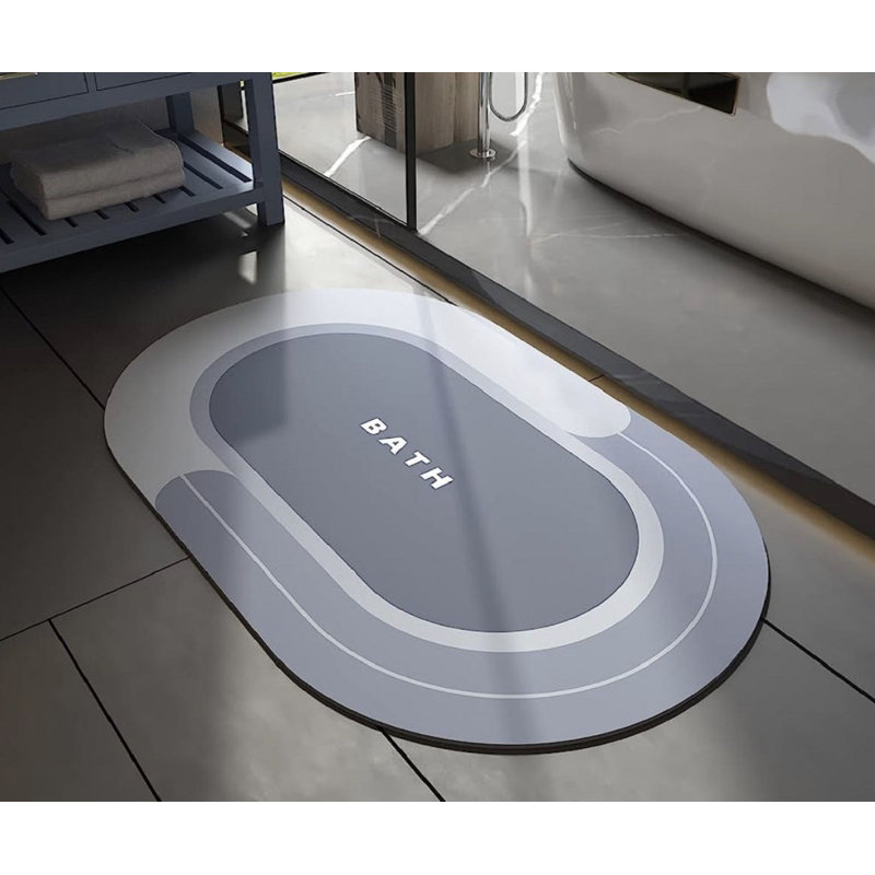 Silia Natural Fiber Non-Slip Bath Mat