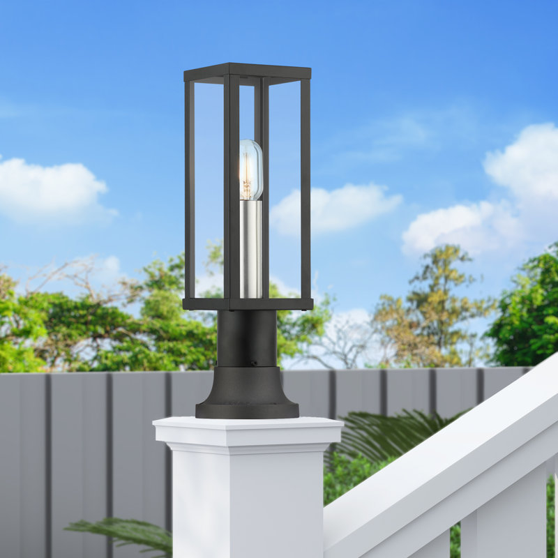Faidra Transparent Lantern Head, Black