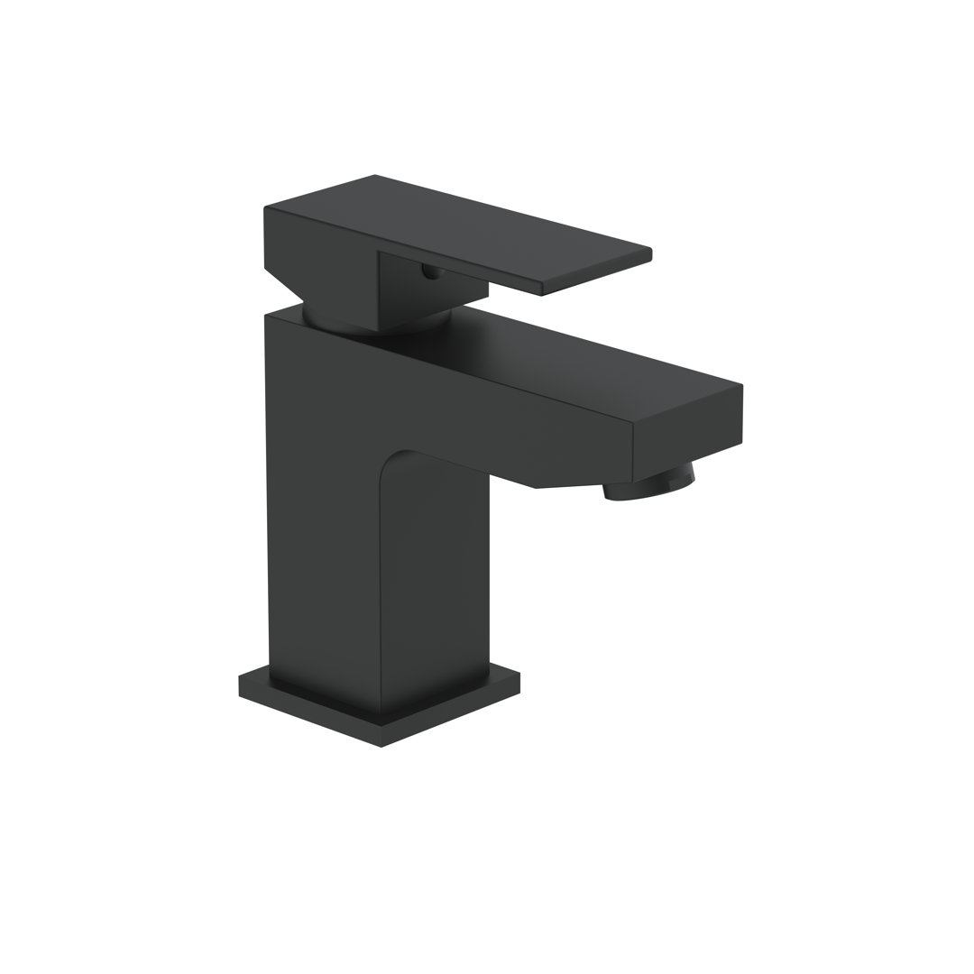 Munro Mono Basin Mixer Tap with Waste - Matt Black