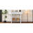 Elegant Retro Console Table With Curved Design And Smooth Glaze For Entryways, Living Rooms And Hallways