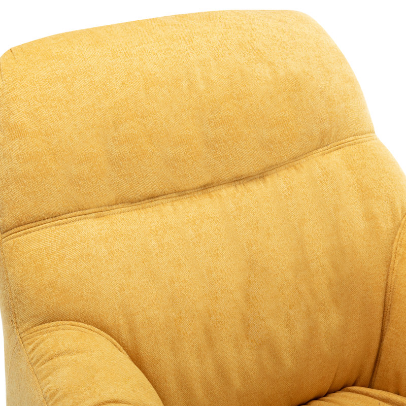 Fauteuil rembourré 30,31 po, Jaune