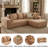96.46" Wide L-shaped Sectional Sofa, Zero Assembly Required Cloud Teddy Fleece Sofa-905473205