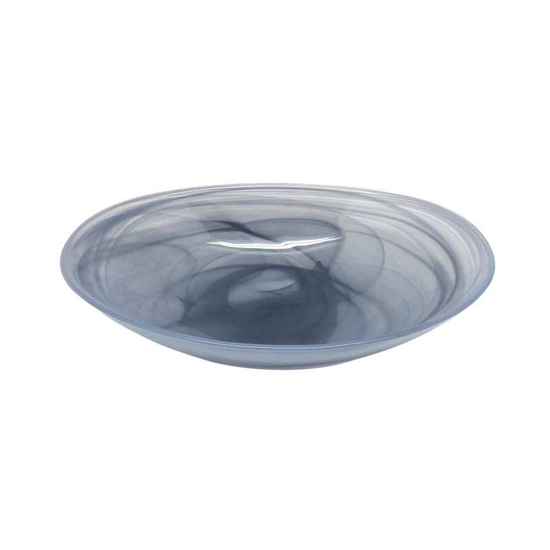 Alabaster Glass Salad Bowl