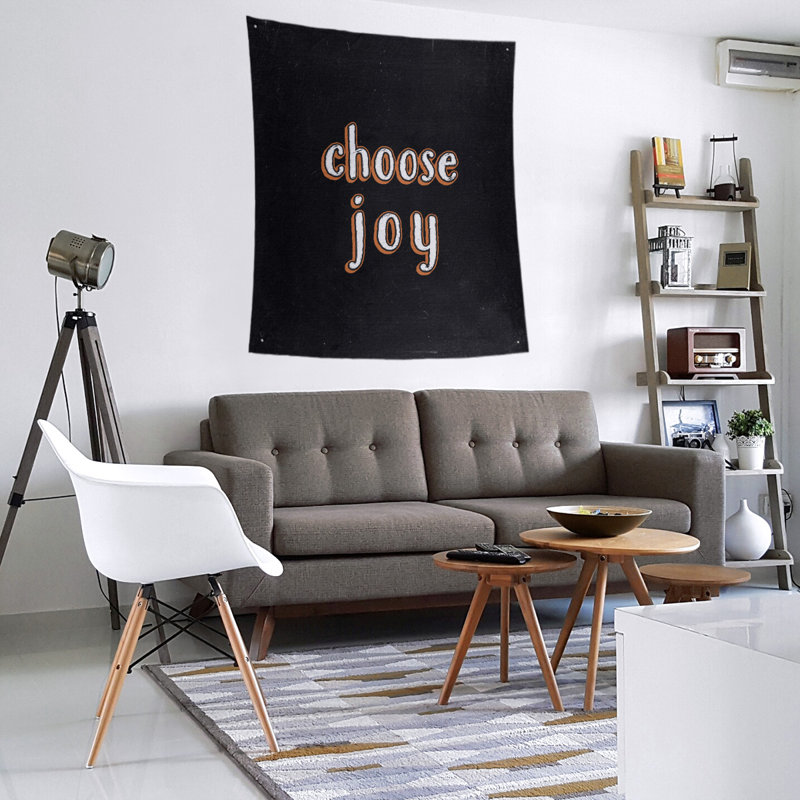 Polyester Tapestry, 80" H x 68" W, Orange