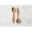 Cuillères de service européennes - Lot de 2 - Bois fruitier - 23 cm (9 po)