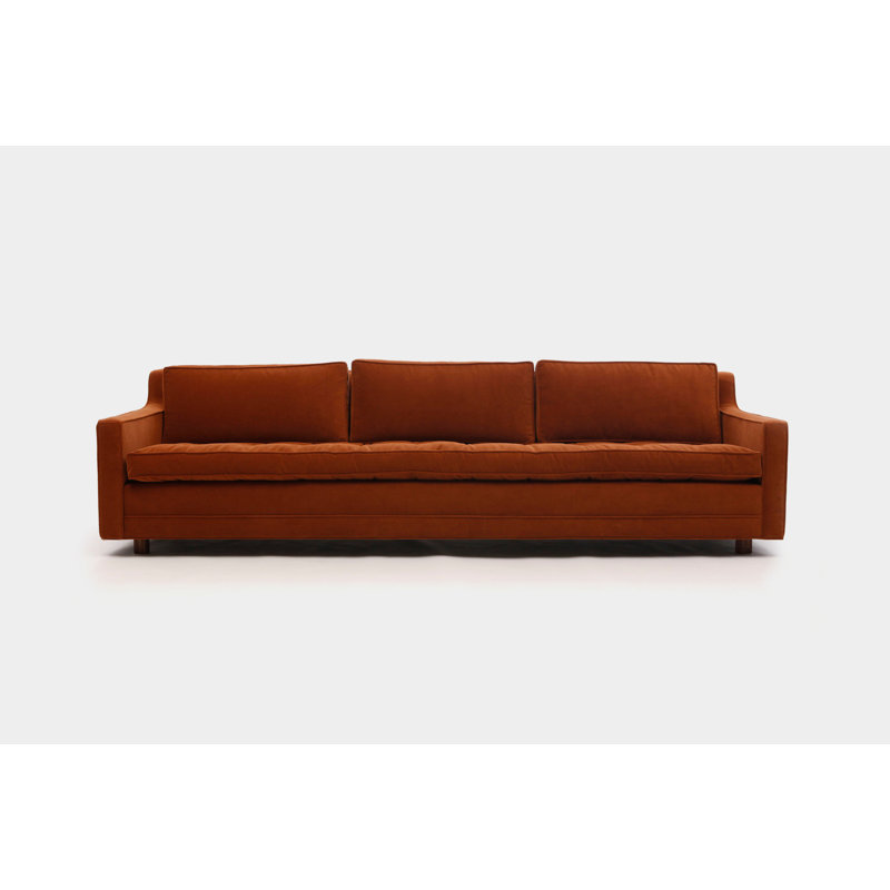 Sofa, Aged Velvet Cognac