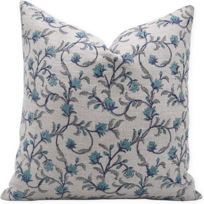 Linen Lumbar Indoor/Outdoor Pillow Cover