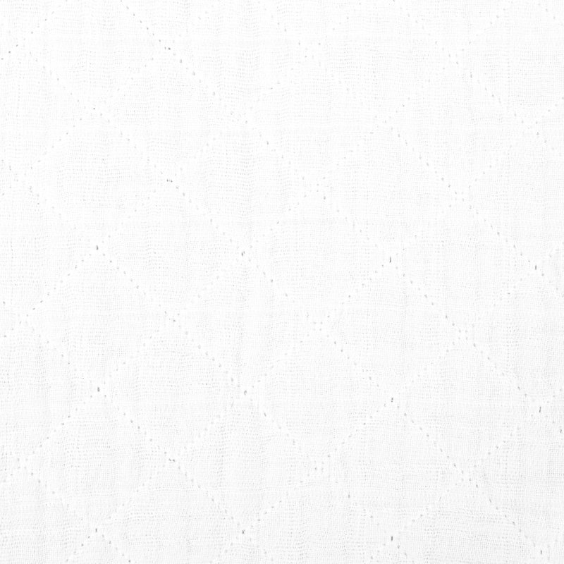 Plain White Quilted Muslin Changing Pad Cover
