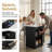 82.7 Inch Kitchen Island With Extendable Dining Table For 4-6 Person-1699513368