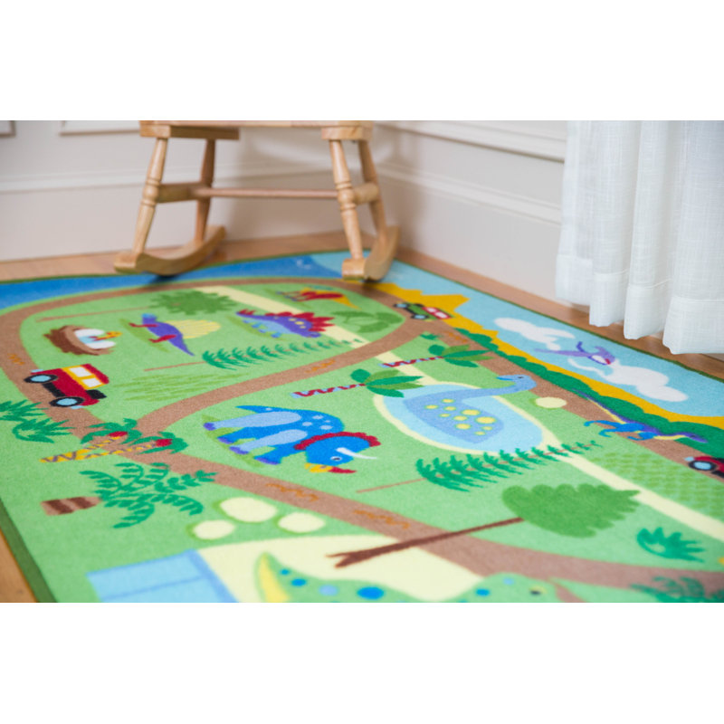 Tapis de jeu éducatif Wildkin - antidérapant, nylon durable, tapis d'apprentissage amusant