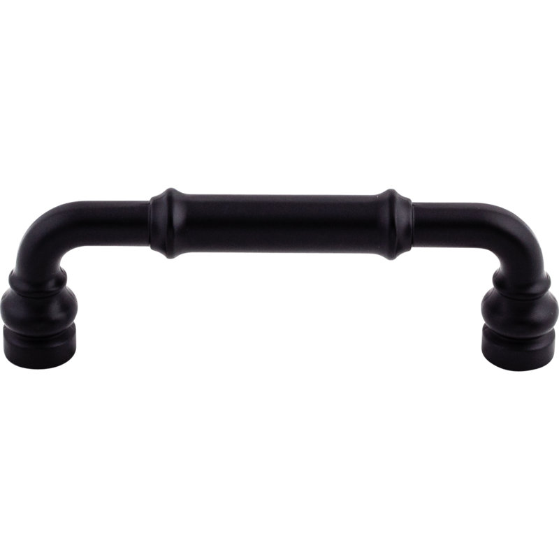 Brixton Bar Pull, Flat Black, 3 3/4" Center to Center