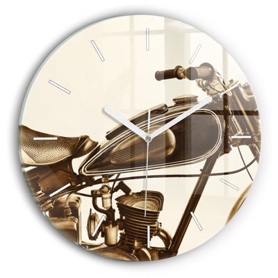 Glass Wall Clock