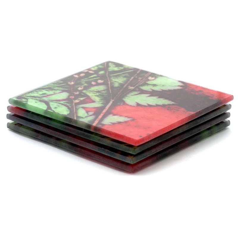 Guzik Glass Square 1 Piece Coaster