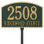 Plaque d'adresse pour pelouse sur 2 lignes Legacy-846377634-846377656