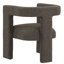 Chaise d'appoint rembourrée Slater Boucle-1449335475