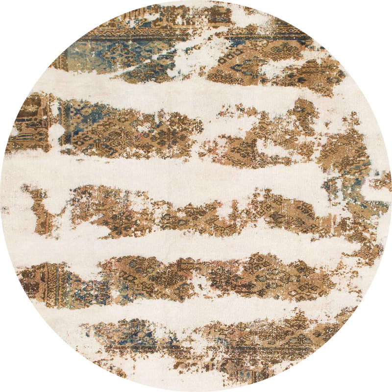 Tapis abstrait 832, Rond 5 pi