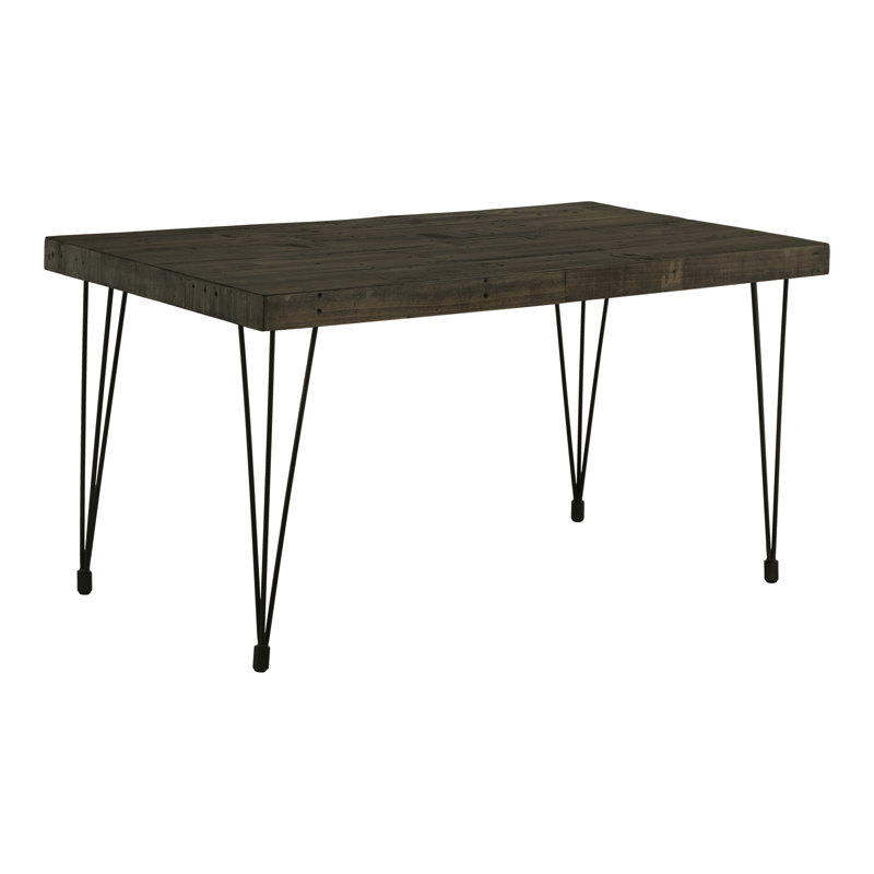 Boneta Dining Table, Dark Gray