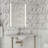InLine 1-Light Dimmable LED Silver Bath Bar