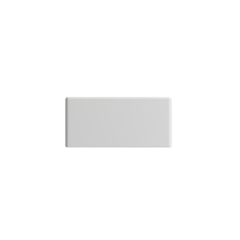Milano 14.57'' L Bathroom Sink, Matte White