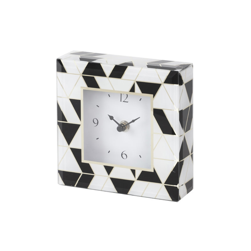 Tabletop Clock in BLACK / WHITE