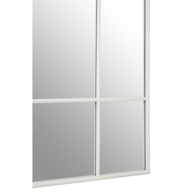 Hogansville Solid Wood Flat Wall Mirror