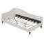 Lit de jour simple en lin en forme de L, avec pieds en bois massif, beige-1044111397-1044111395